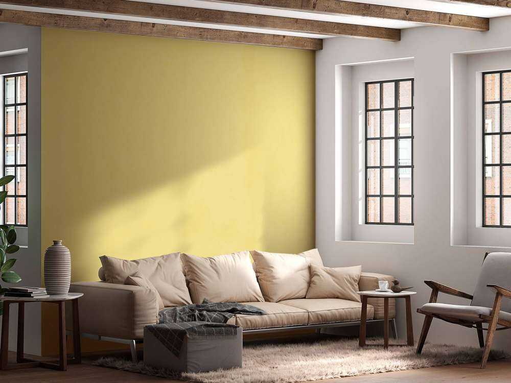 Béton jaune lin