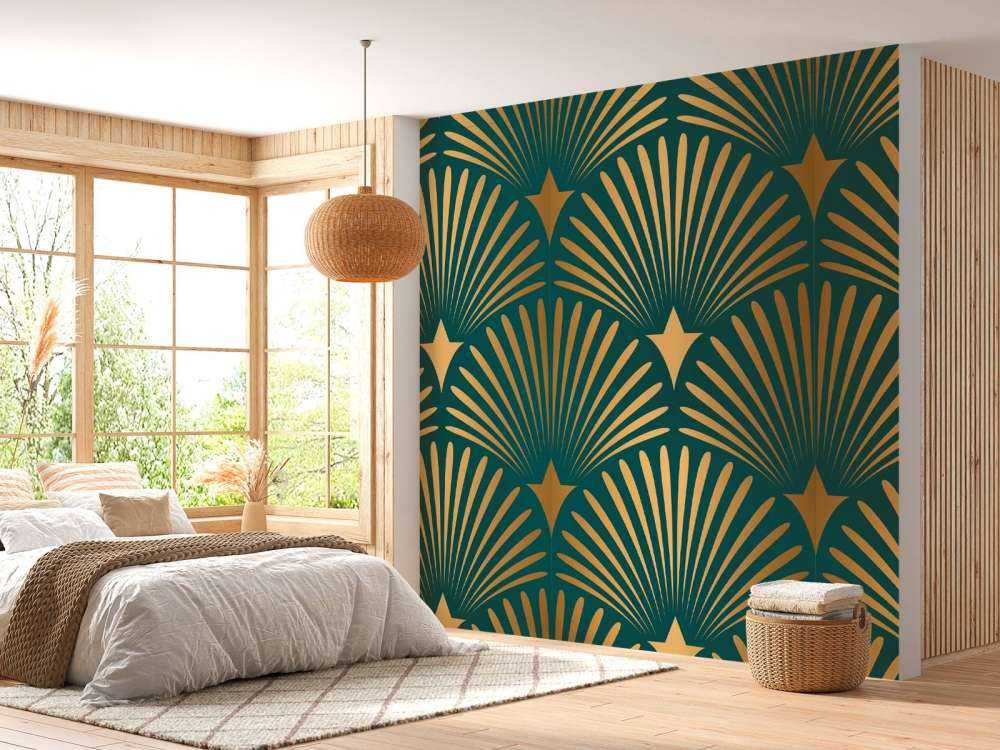 Motif de palmettes