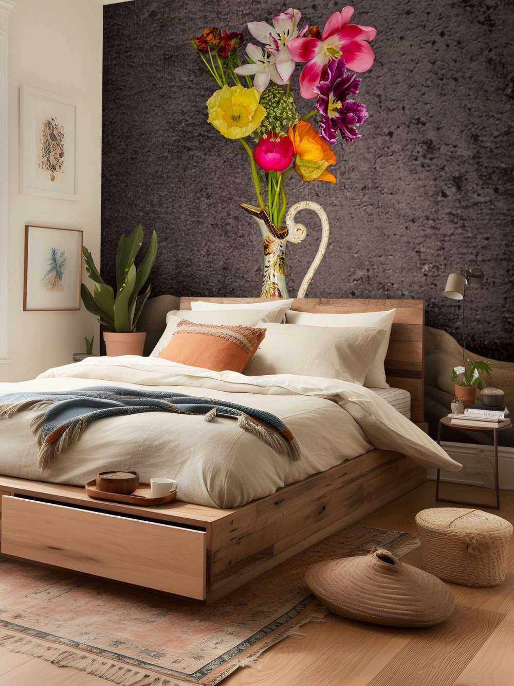 Fleurs dans un vase classique