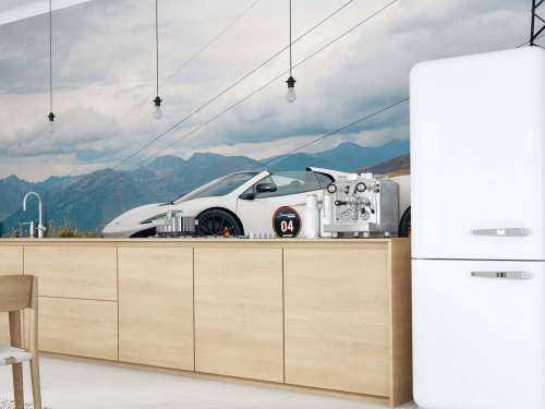 McLaren 675LT Spider Bergpanorama