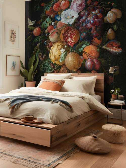 Festin de fruits et de fleurs