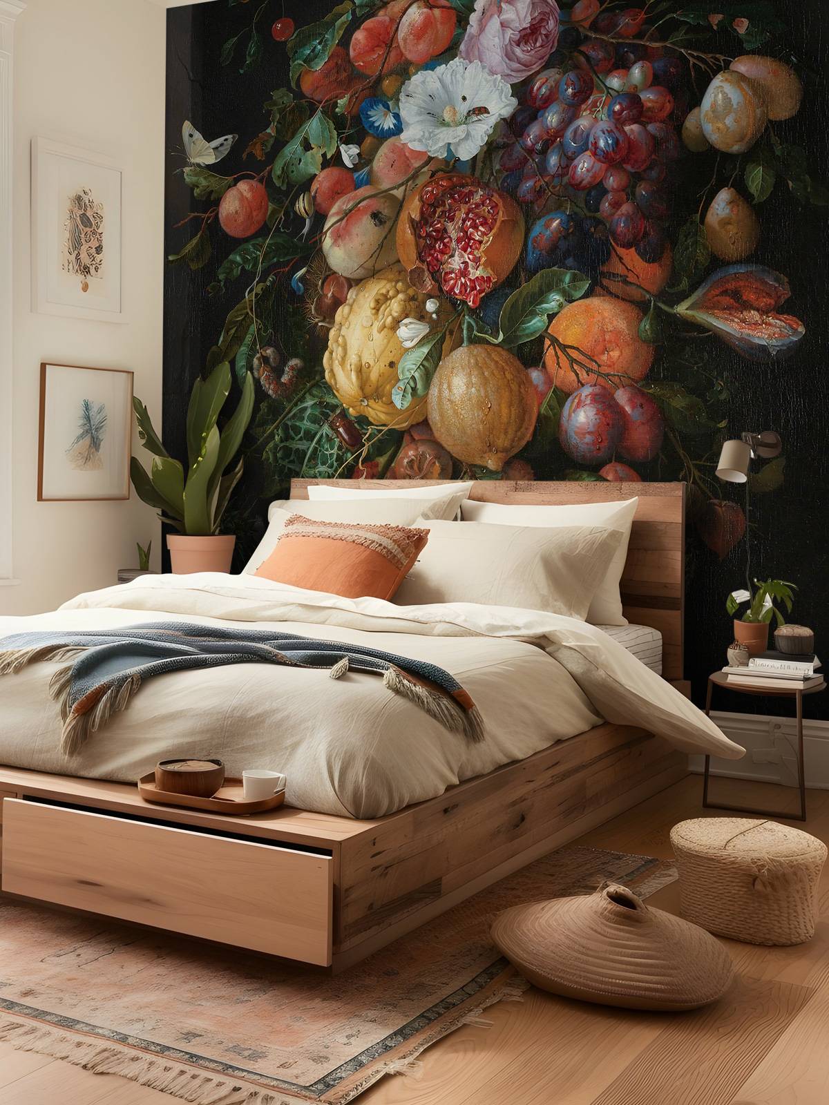 Festin de fruits et de fleurs