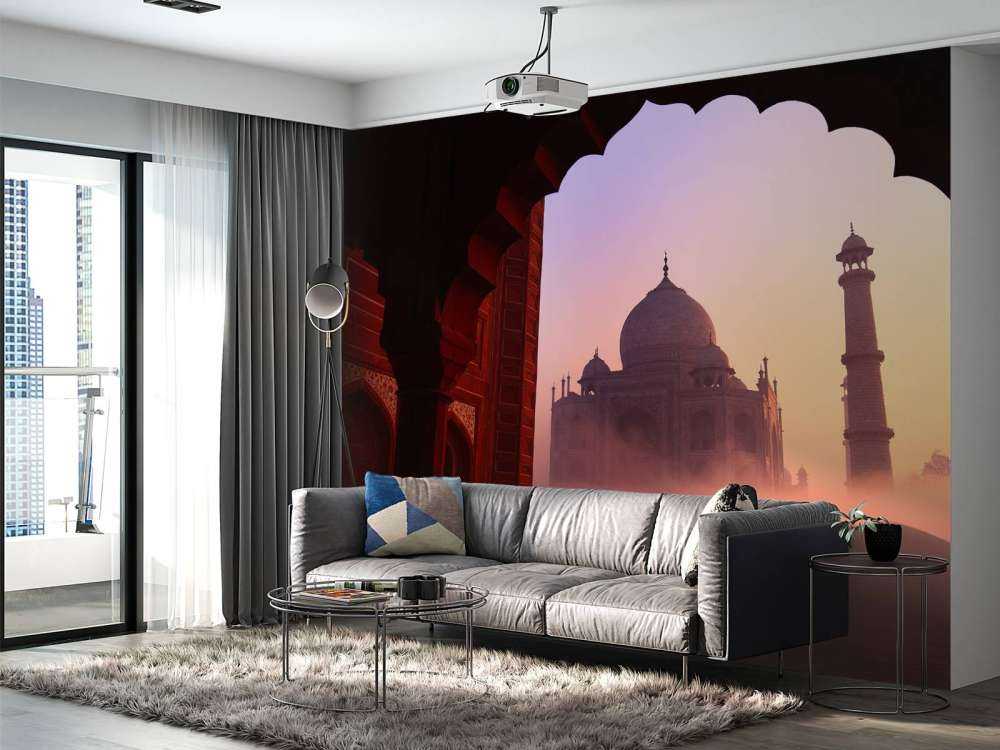 Le Taj Mahal au lever du soleil