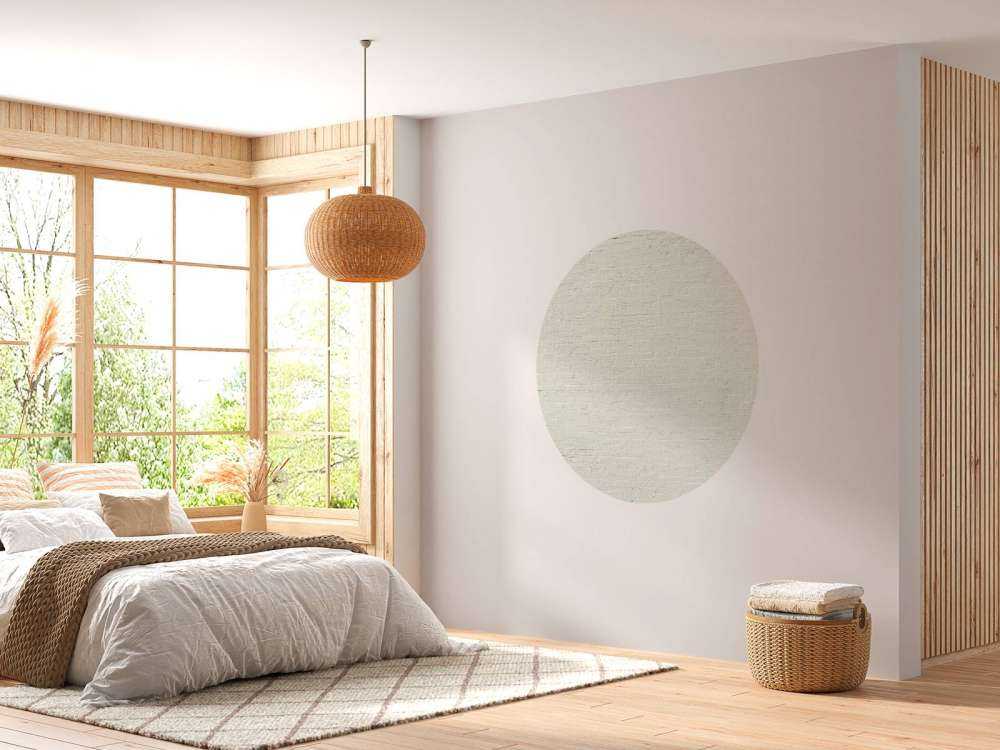 Mur de briques peintes