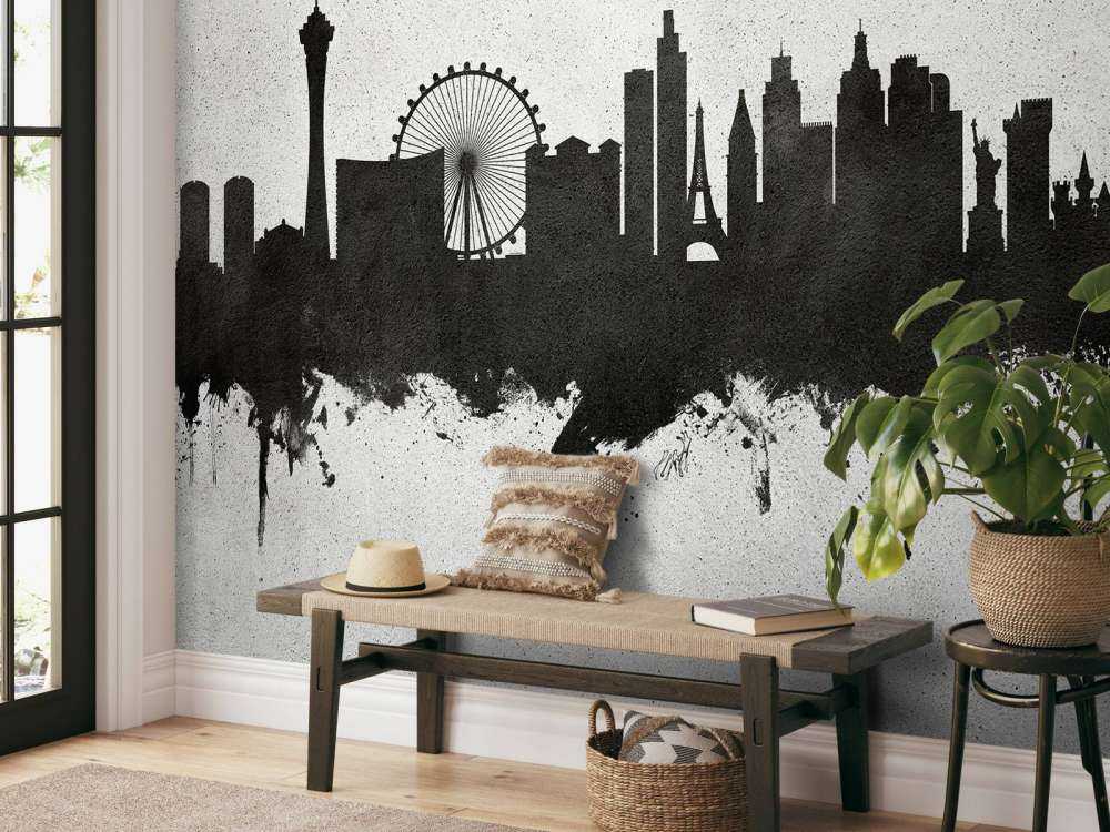 Aquarelle skyline, Las Vegas