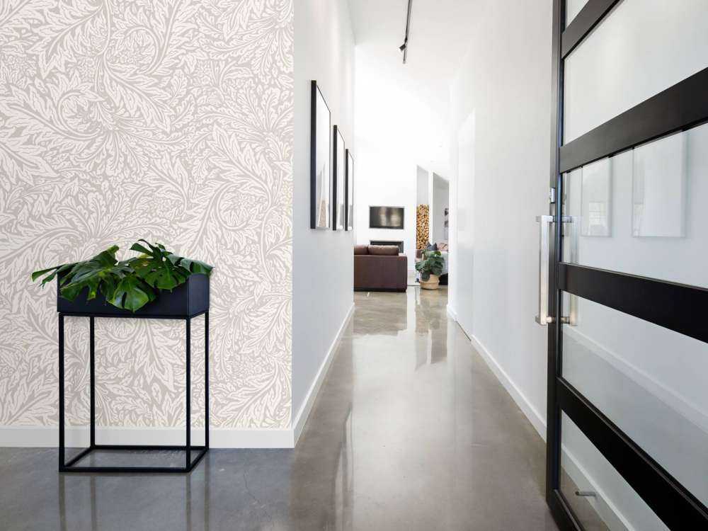 Morris Florals & Leaves - beige neutre