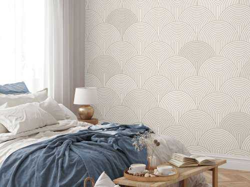 Arches et courbes Boho - sable