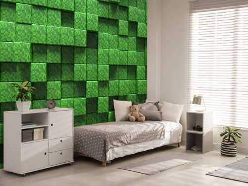 Herbe Minecraft 3D