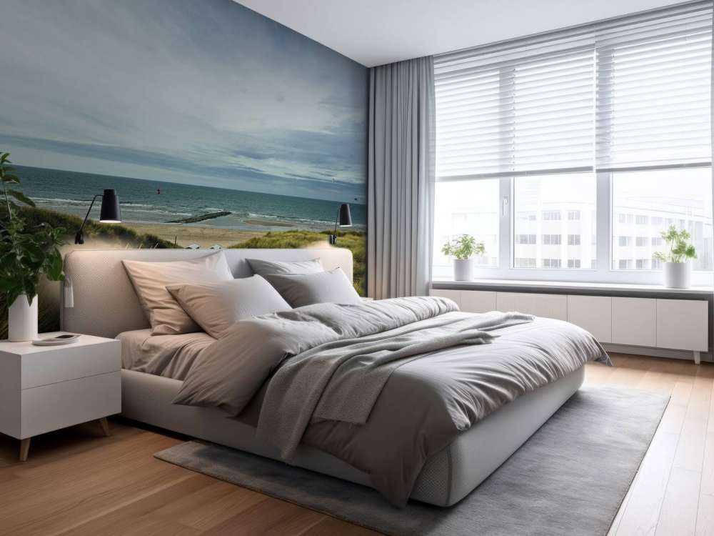 La plage depuis les dunes