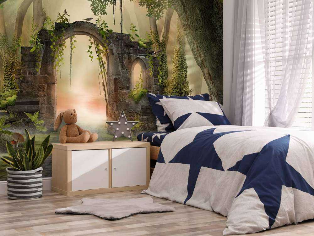 Forêt de conte de fées abandonnée