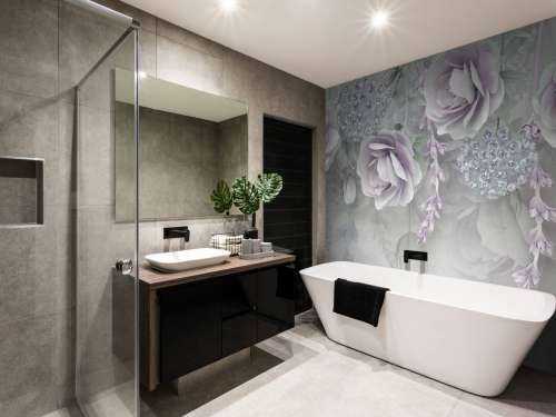 Mur de fleurs