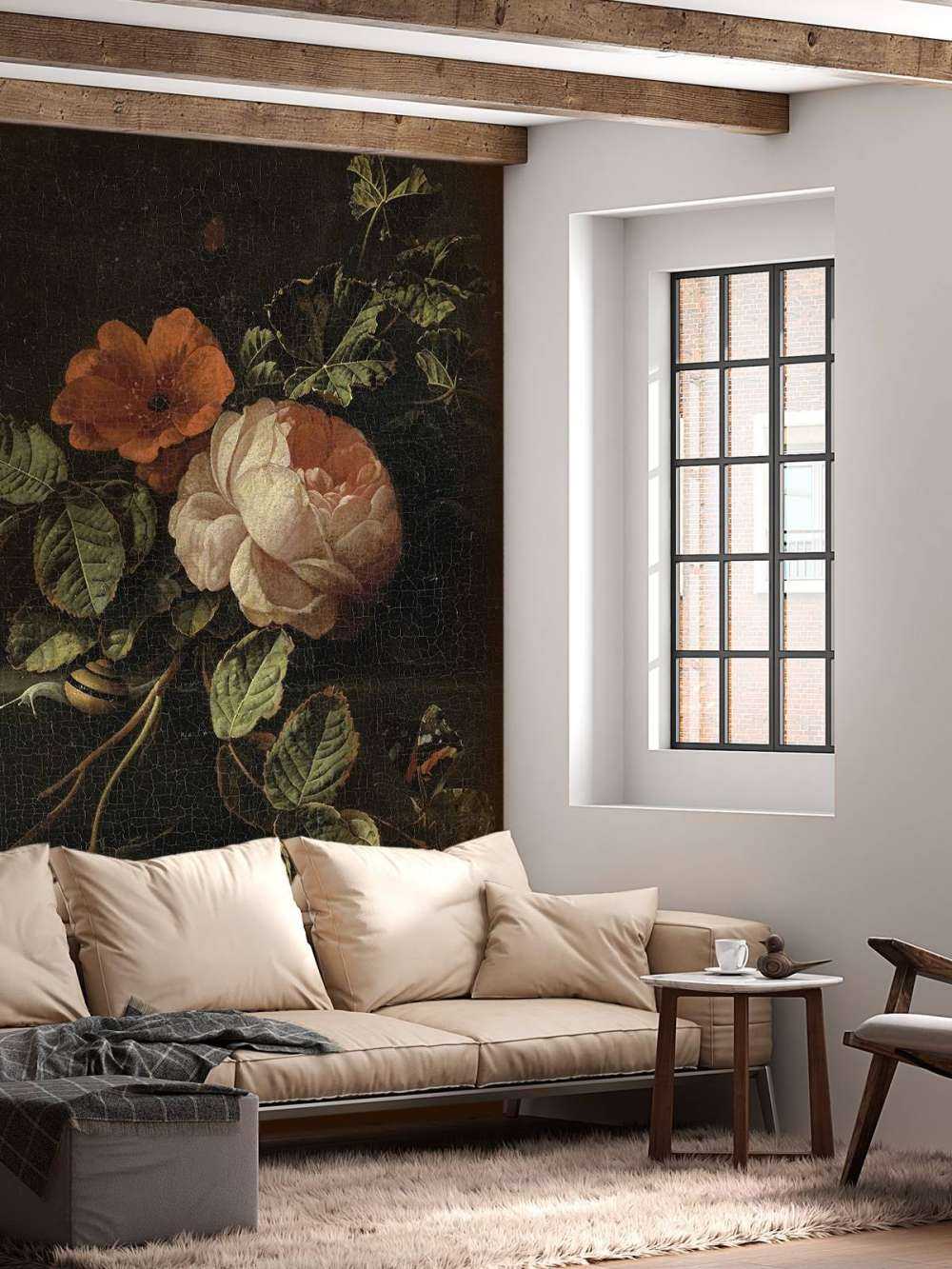 Nature morte avec des roses