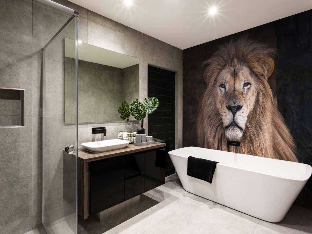 Portrait d'un lion