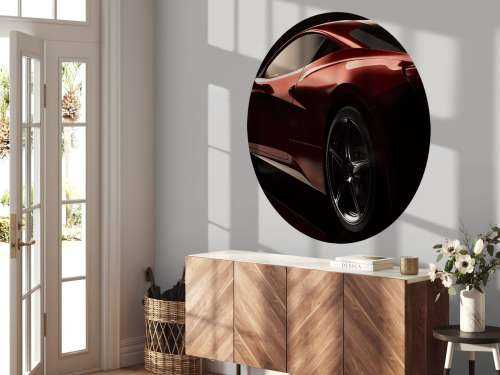 Voiture de sport rouge