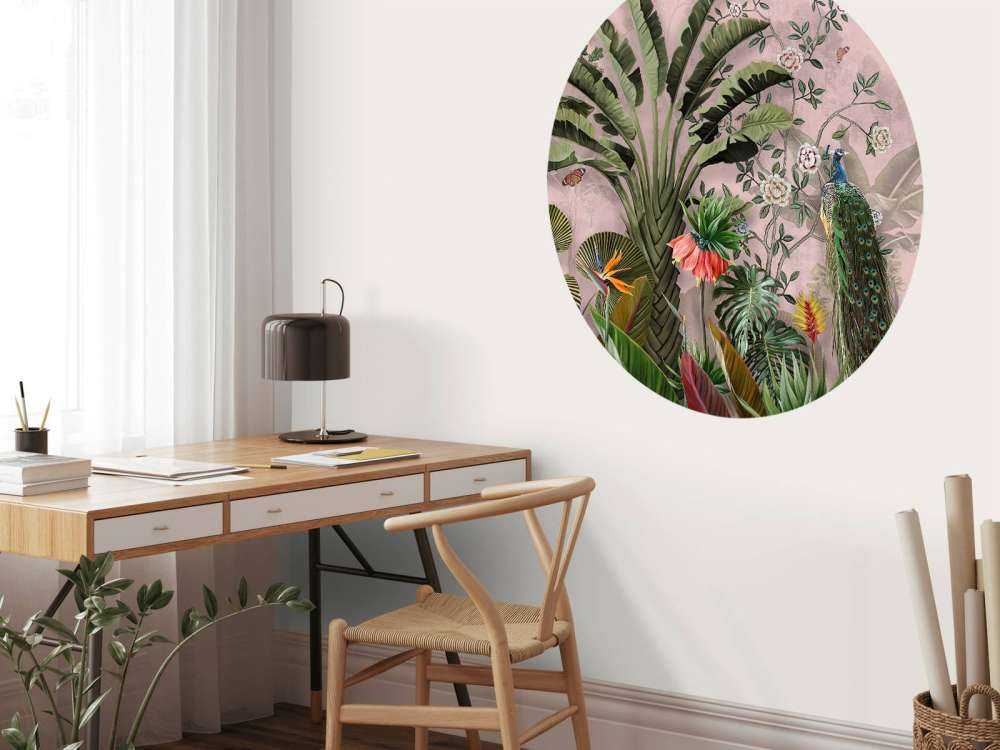 Paon dans la Beauté Tropicale
