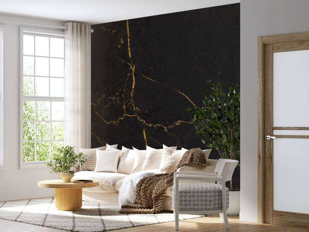 Marbre avec or