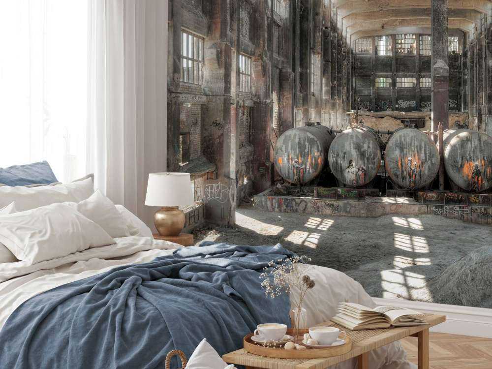 Usine de décors en film