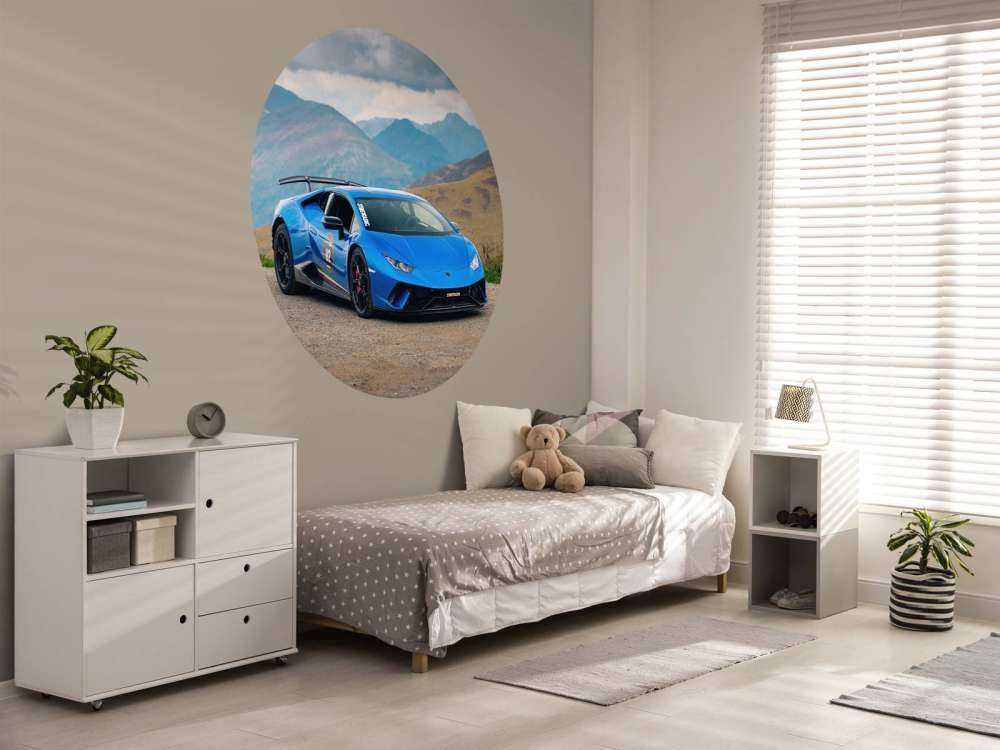 Lamborghini Huracán STO dans les montagnes