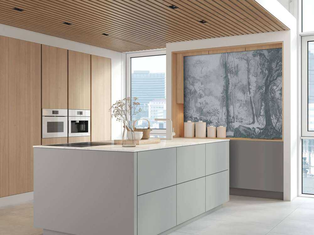 Forêt tropicale - bleu