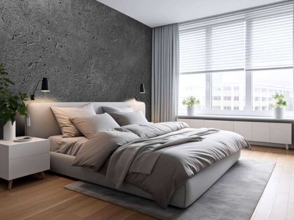 Mur en béton gris