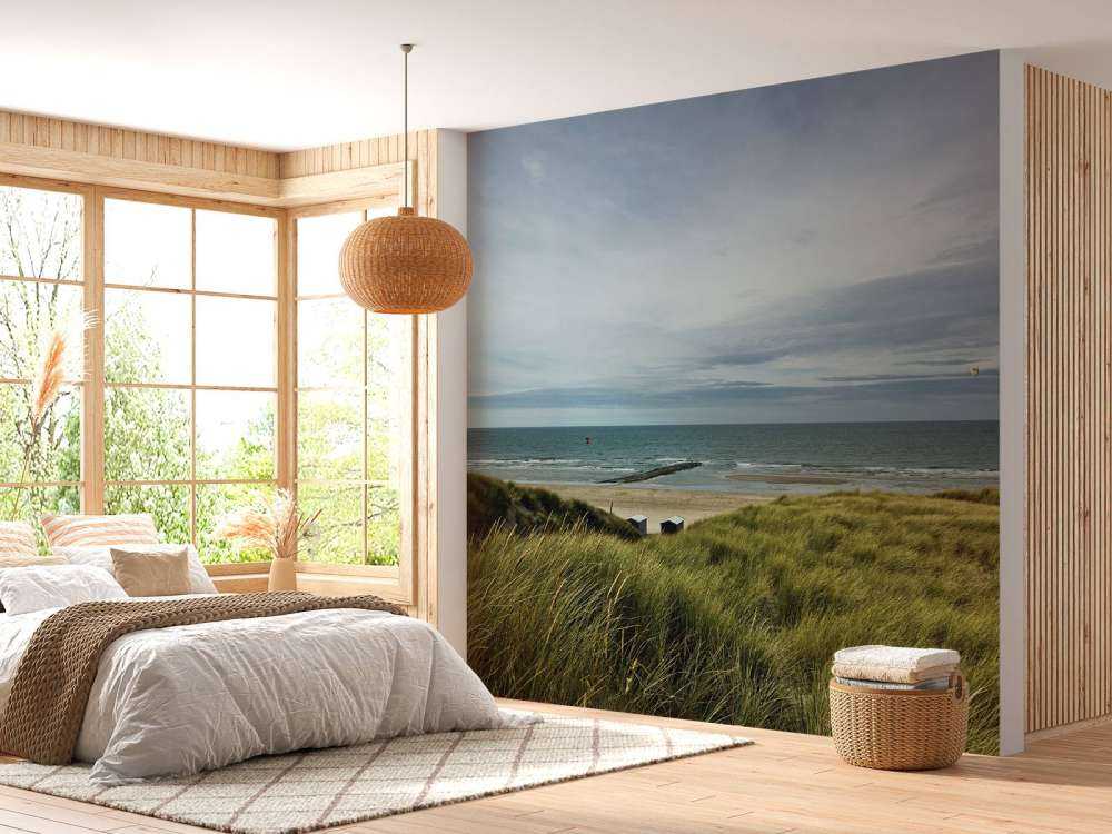 La plage depuis les dunes