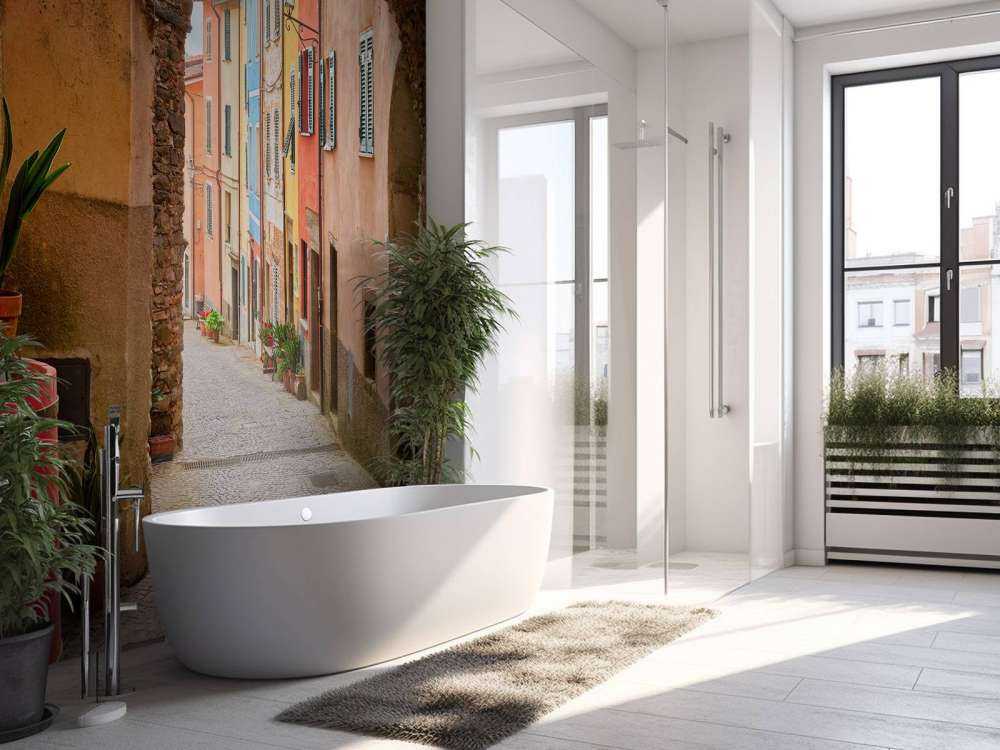 Rue italienne avec arc