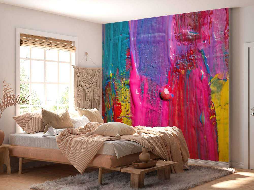 Peinture colorée