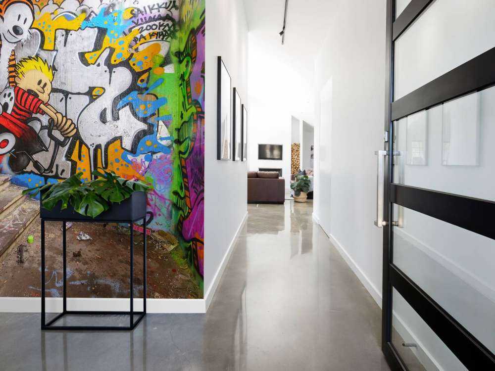 Graffiti avec escalier