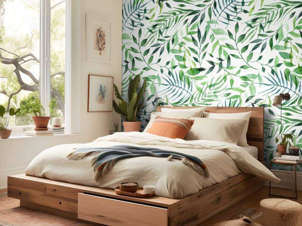 Motif joyeux, vert