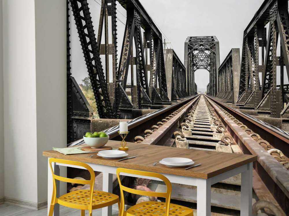 Pont ferroviaire métallique