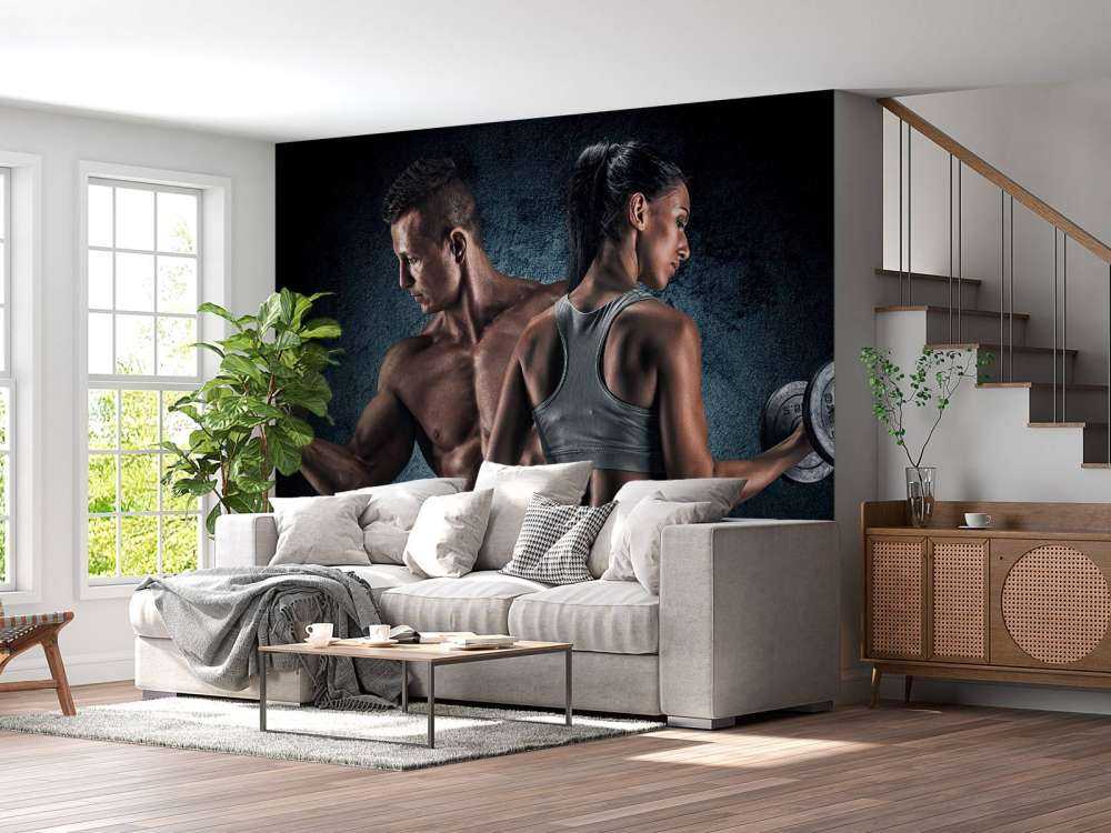Couple athlétique