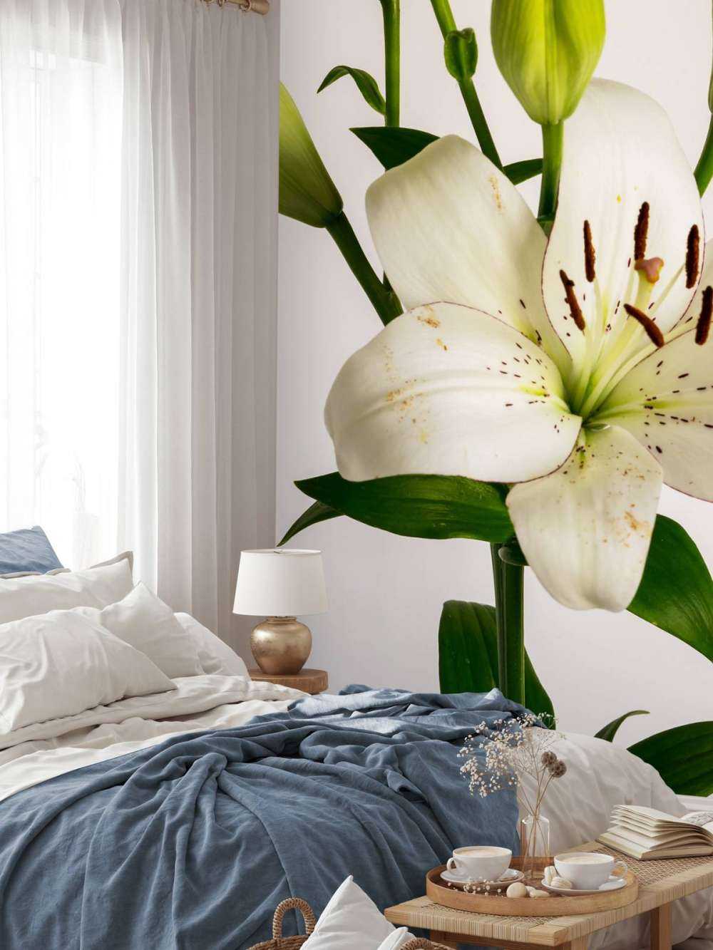 Fleur de lys blanc