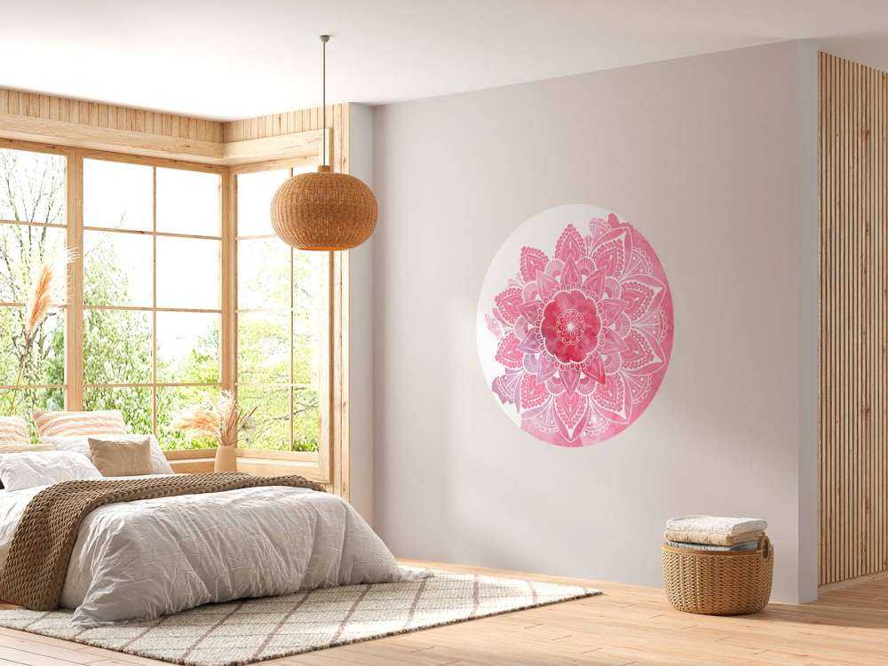 Mandala avec motif de fleurs