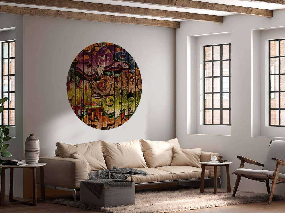 Graffitis sur bois