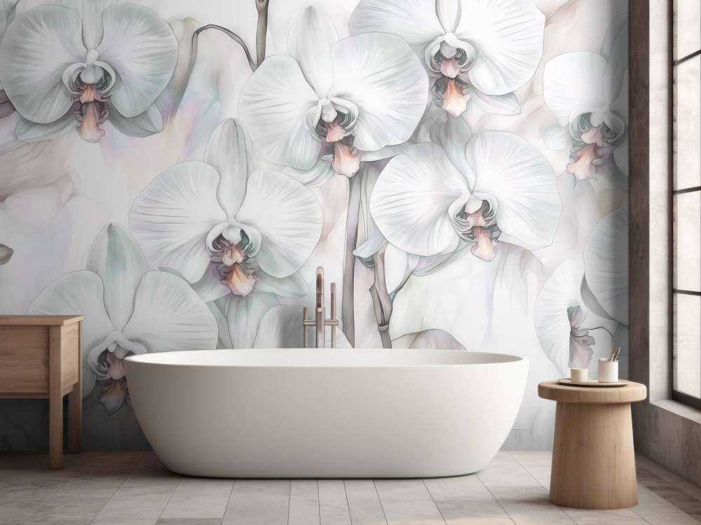 Paradise des Orchidées Vert Foncé