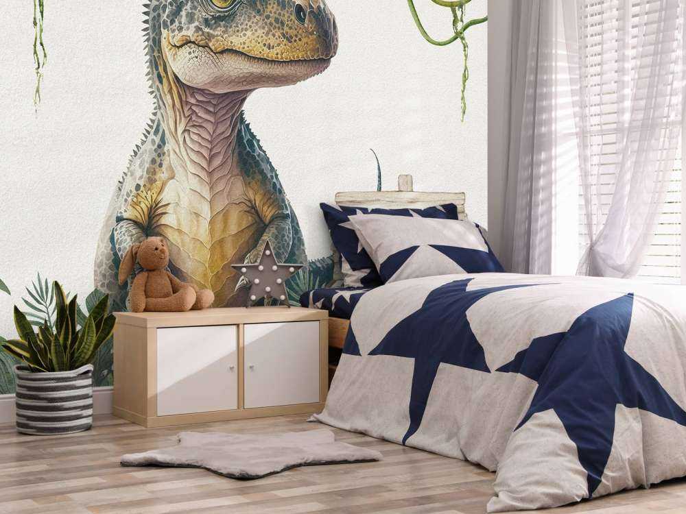 Bébé T-rex dans la jungle