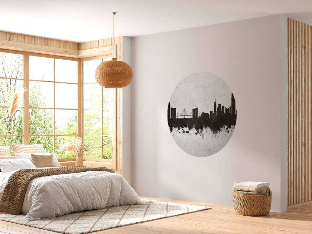 Aquarelle skyline, Hong Kong