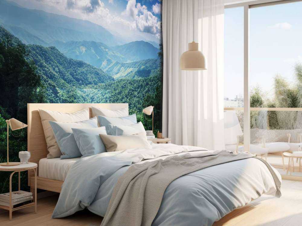 Forêt tropicale verte