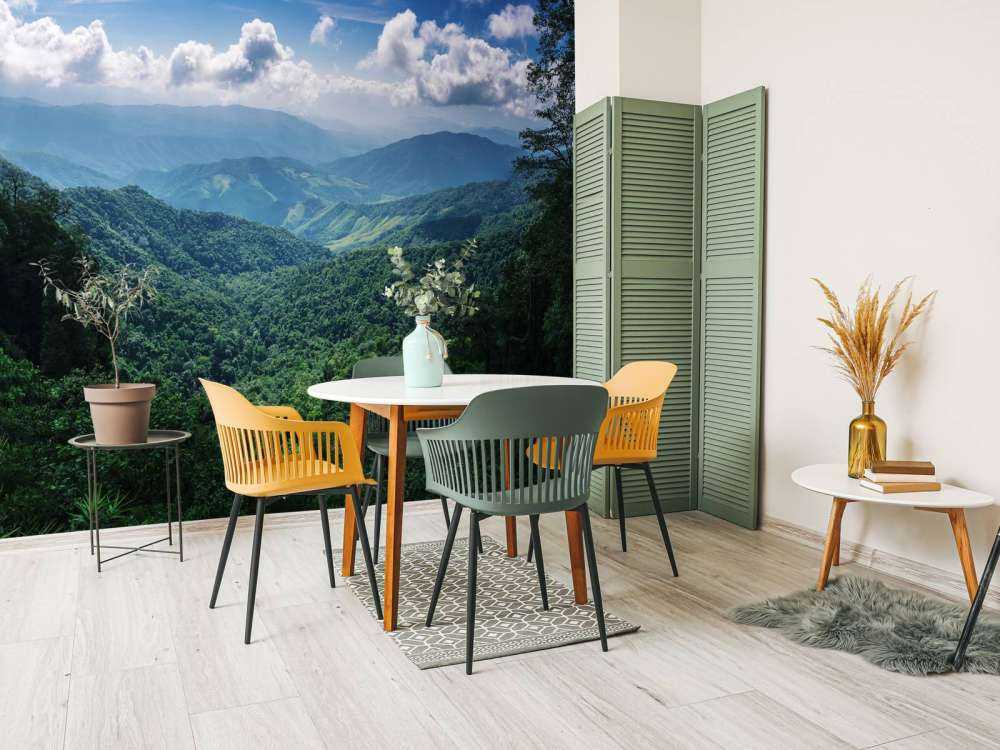Forêt tropicale verte