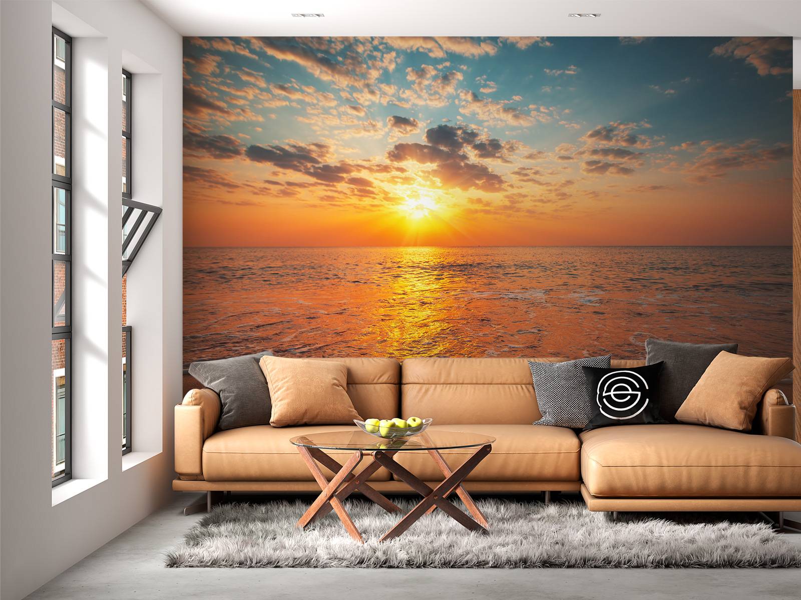 Lever de soleil sur la mer