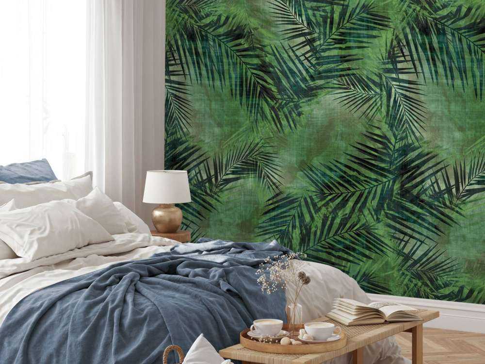 Feuilles vertes tropicales