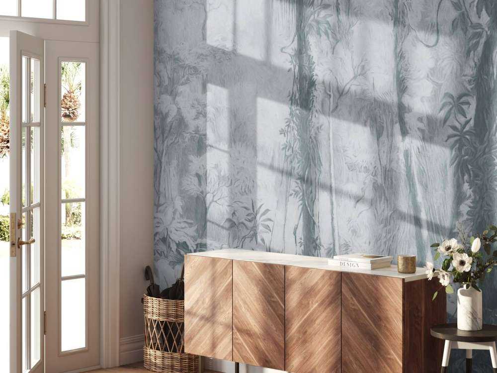 Forêt tropicale - bleu