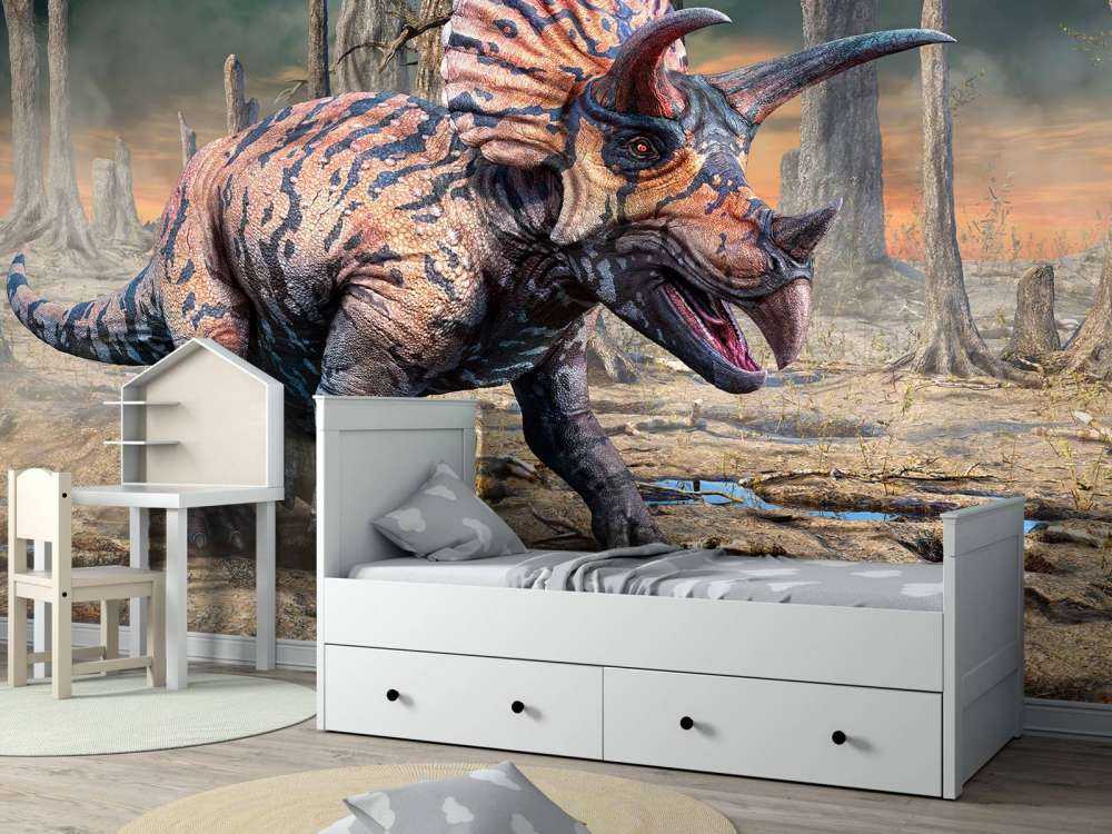 Torosaurus dans une zone déserte