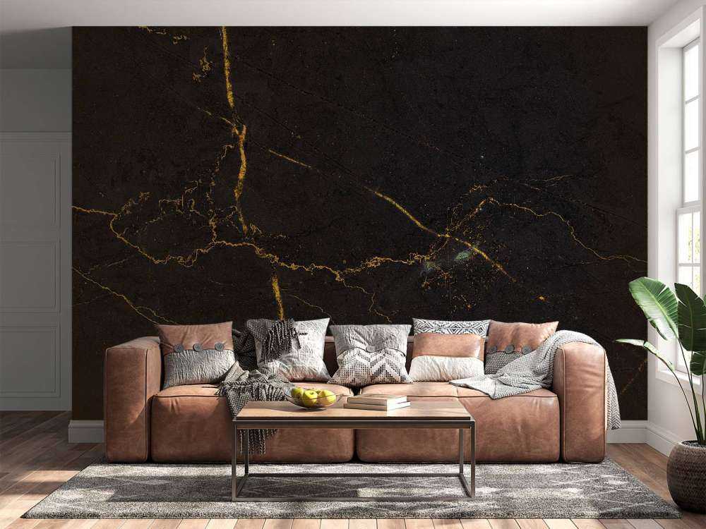 Marbre avec or