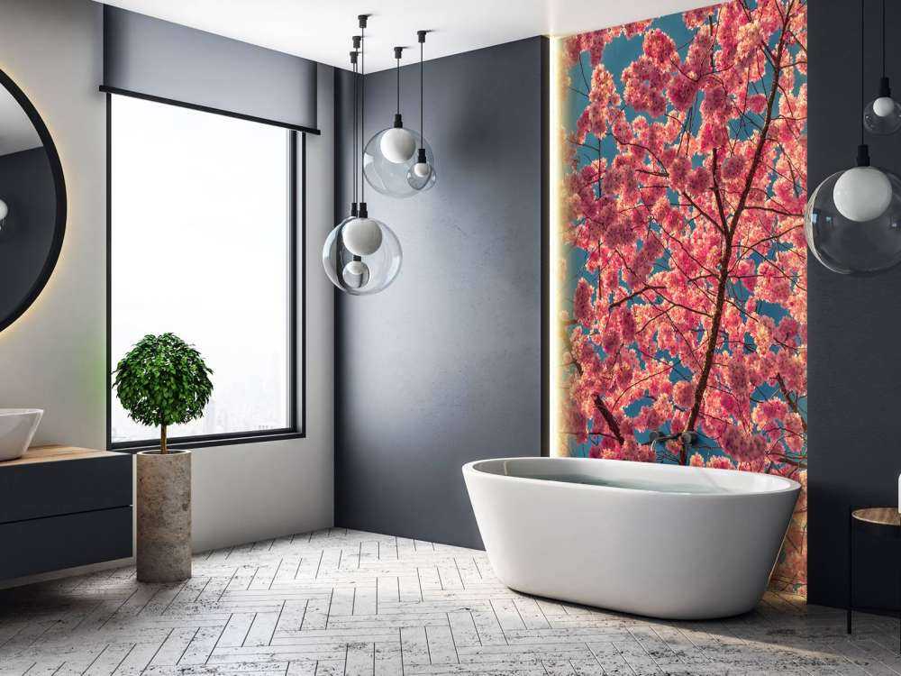 Fleurs rose vif