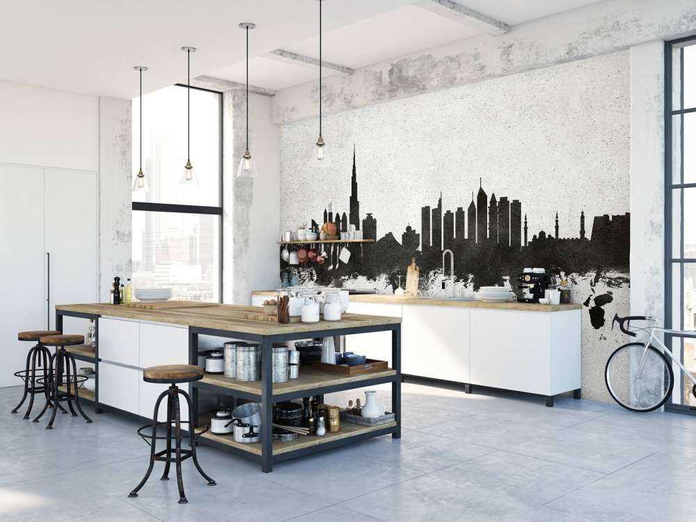 Aquarelle skyline, Dubaï