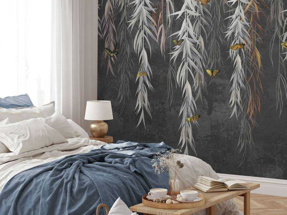 Branches avec papillons