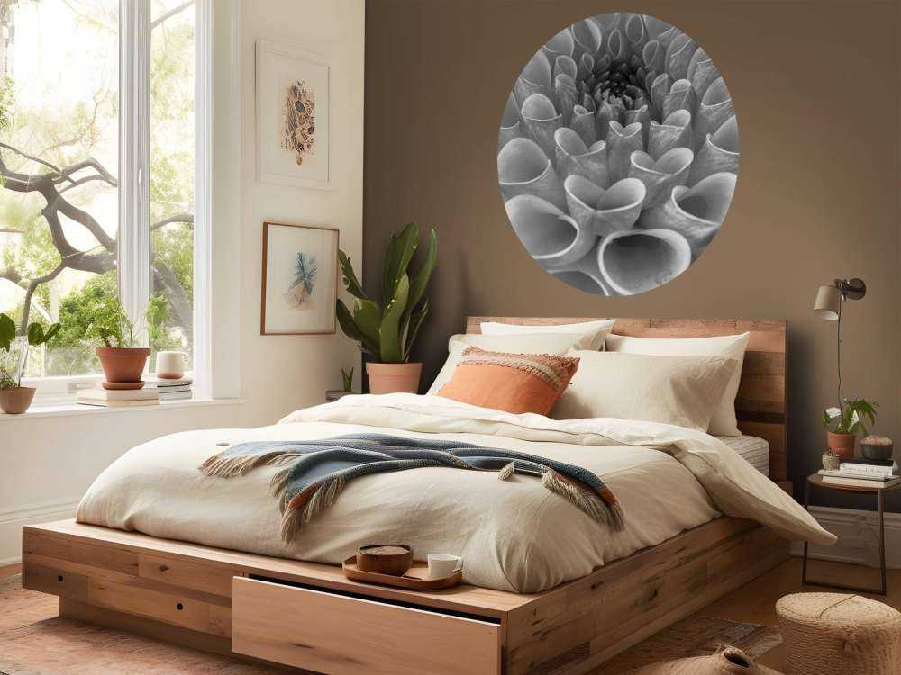 Dahlia en gros plan