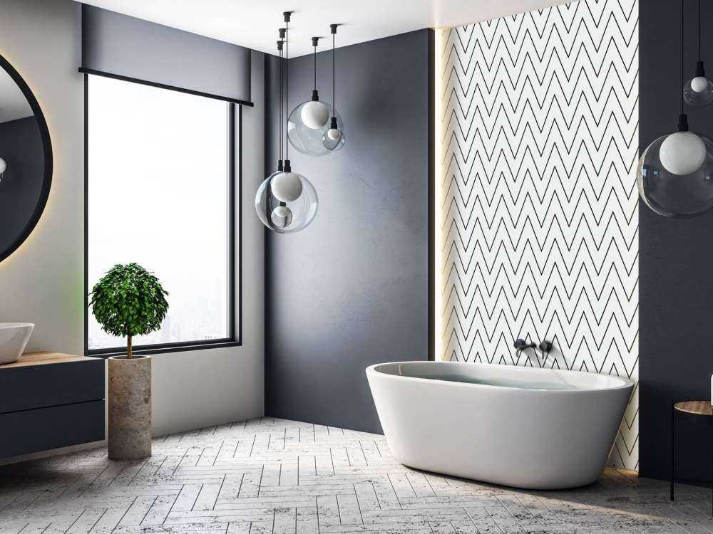 Motif en zigzag
