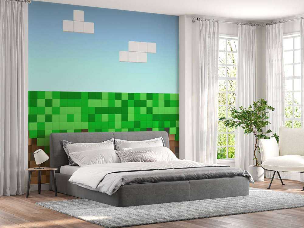 Paysage de Minecraft